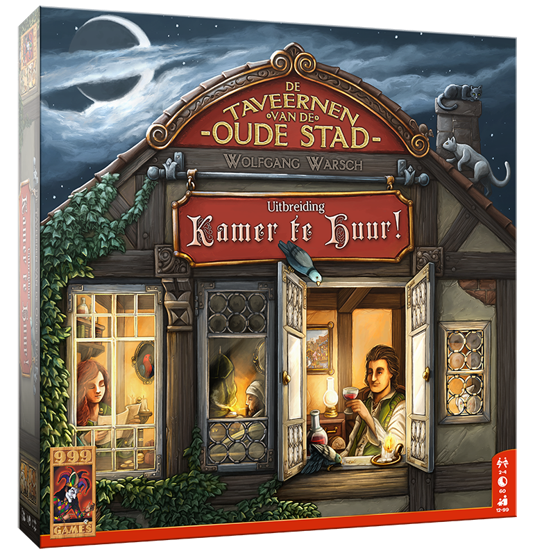 De Taveernen van de Oude Stad Uitbreiding: Kamer te Huur! - Bordspel afbeelding