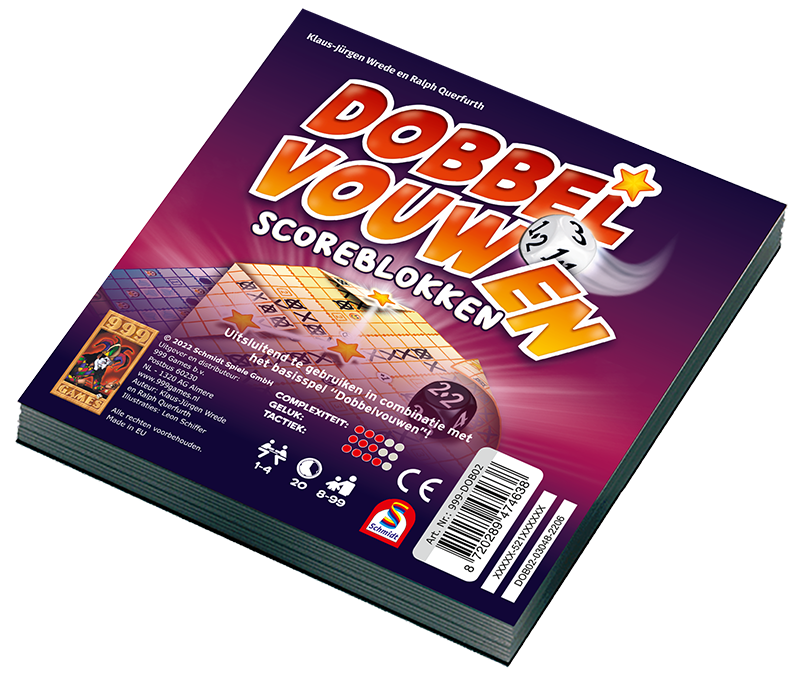Scoreblokken Dobbel Vouwen - Dobbelspel