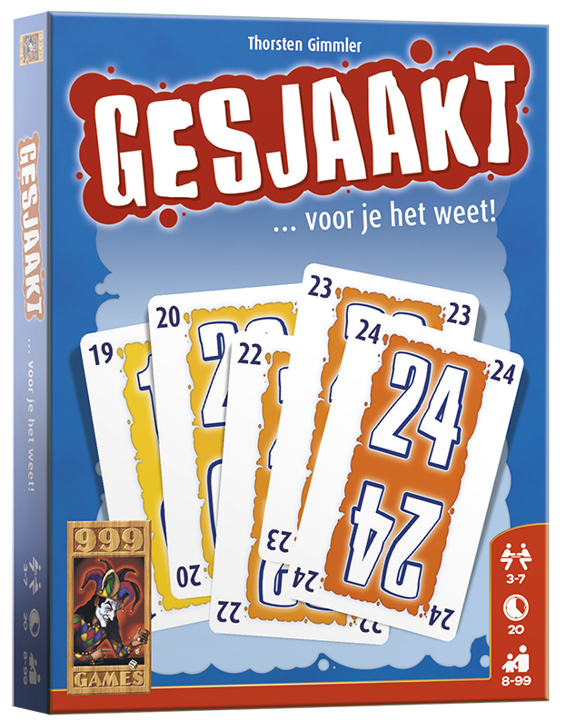 Gesjaakt - Kaartspel afbeelding