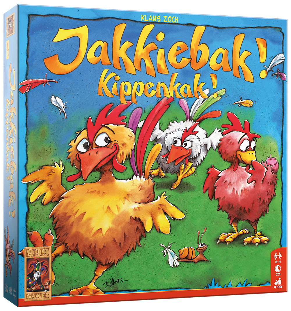 Jakkiebak! Kippenkak! - Bordspel afbeelding