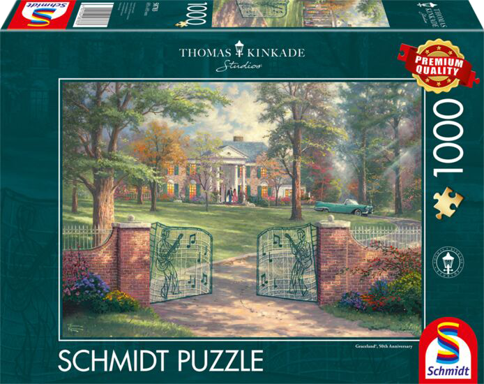 Kinkade Graceland 50th anniversary - 1000 stukjes - Puzzel afbeelding