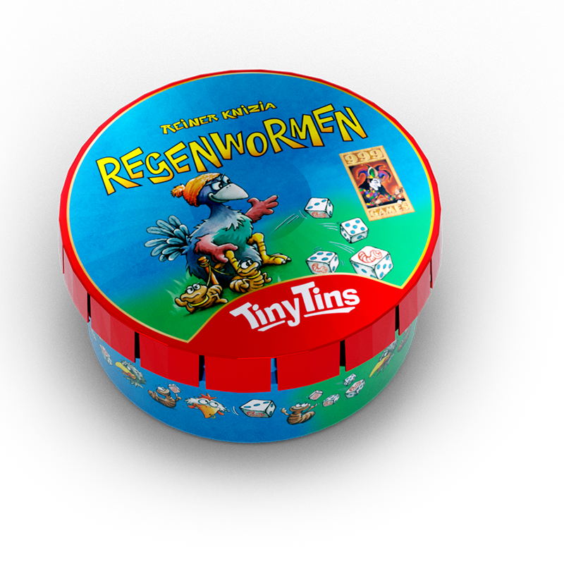 Tiny Tins: Regenwormen - Dobbelspel