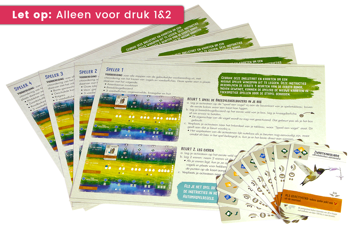 Wingspan Snelstarter Set - Bordspel